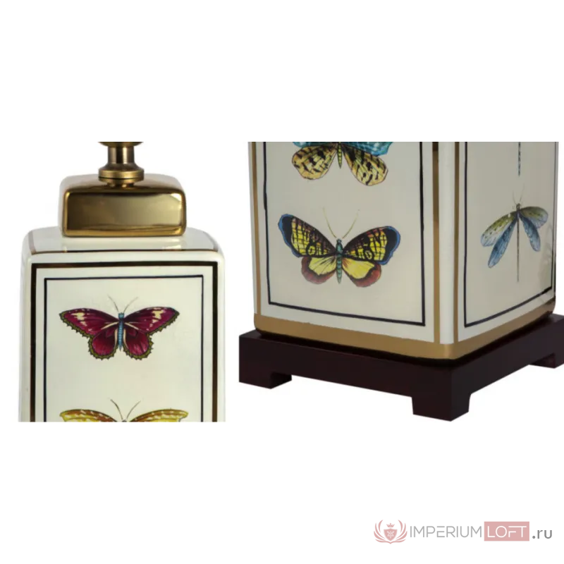 Настольная лампа Square Retro Butterflies от ImperiumLoft