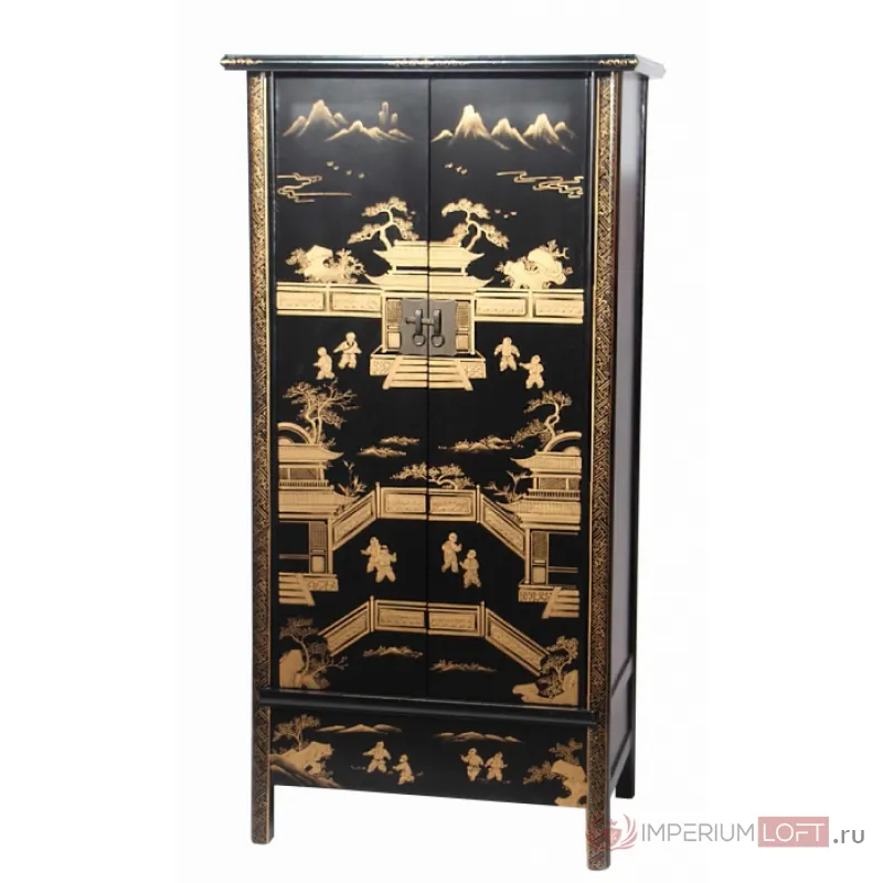 Китайский шкаф Black Gold Cabinet от ImperiumLoft