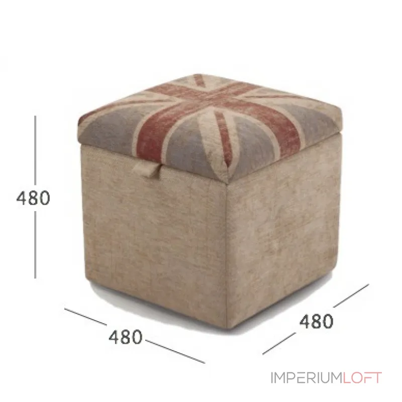 Пуф для хранения Jack Britannia Collection