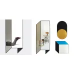 Зеркало Bower Fold Floor Shape Mirror от ImperiumLoft