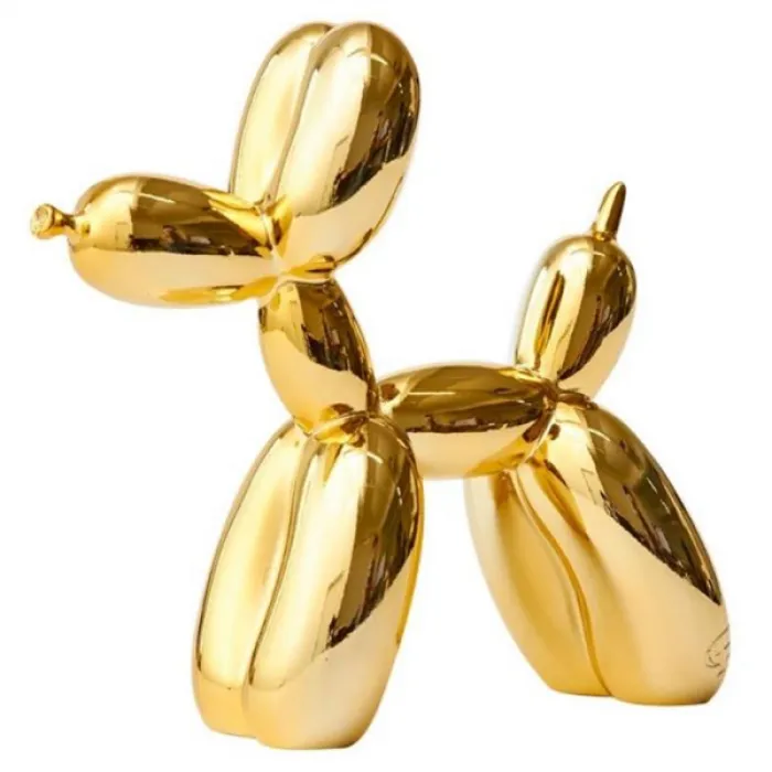 Статуэтка Jeff Koons Balloon Dog medium Gold от ImperiumLoft
