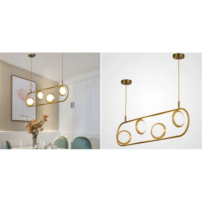 Люстра HOOP LED LONG от ImperiumLoft