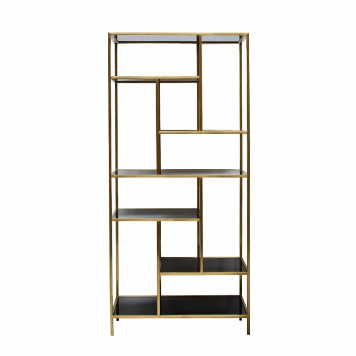 Стеллаж Black & Gold Puzzle от ImperiumLoft