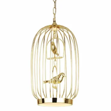 Люстра Birdcage Chandelier Two Gold