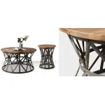 Журнальный стол Industrial Rust Barrel 80 Table от ImperiumLoft