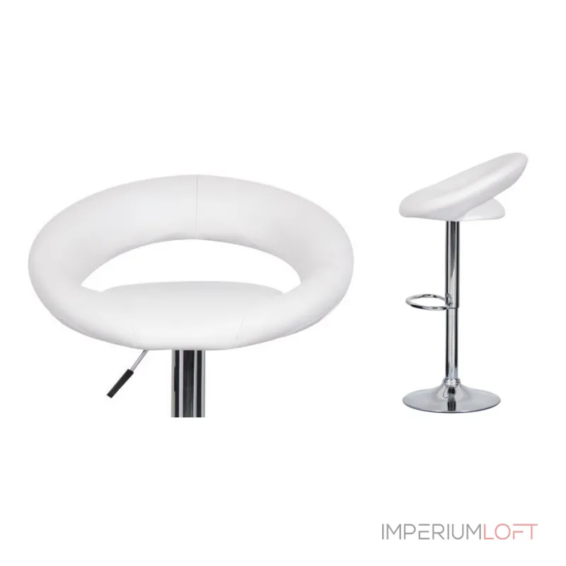 Барный стул Ring Dark White