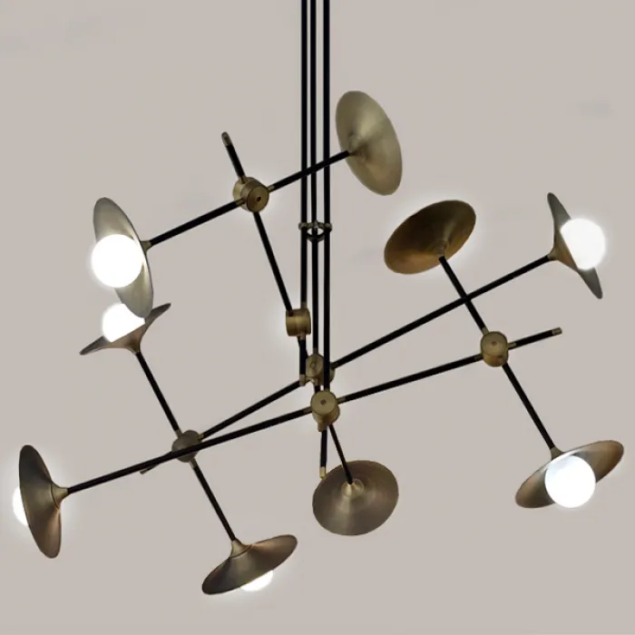 Люстра Disc Turbaya SS-9 Chandelier от ImperiumLoft