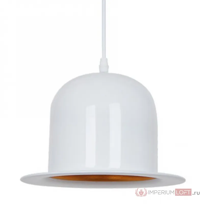 Подвесной светильник Pendant Lamp Banker Bowler Hat White II от ImperiumLoft