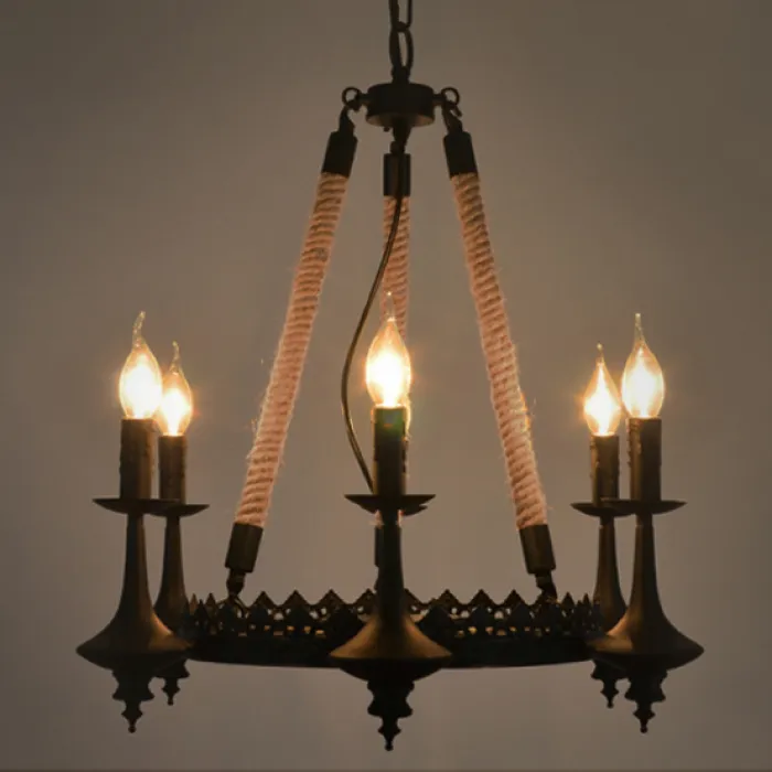 Люстра 6-Light Rustic Chandelier от ImperiumLoft