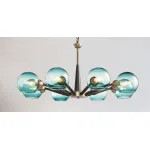 Подвесная люстра Thalia chandelier Blue glass