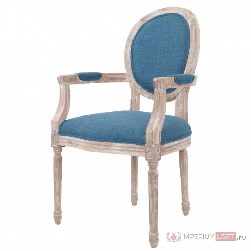Стул French chairs Provence Blue ArmChair от ImperiumLoft
