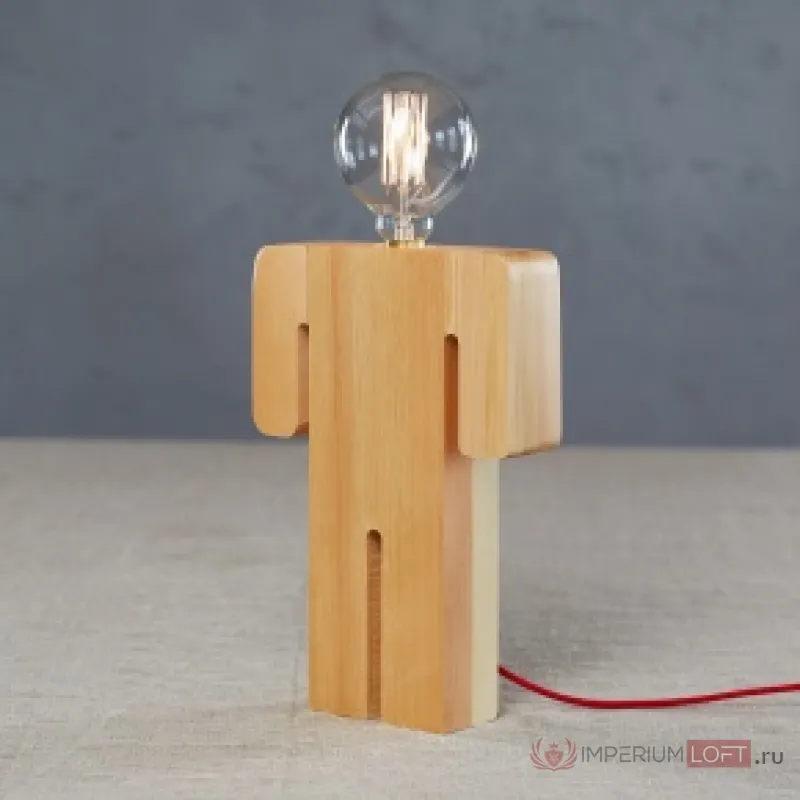 Настольная лампа Wooden Boy от ImperiumLoft