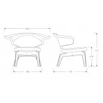 Кресло Munich Lounge Chair
