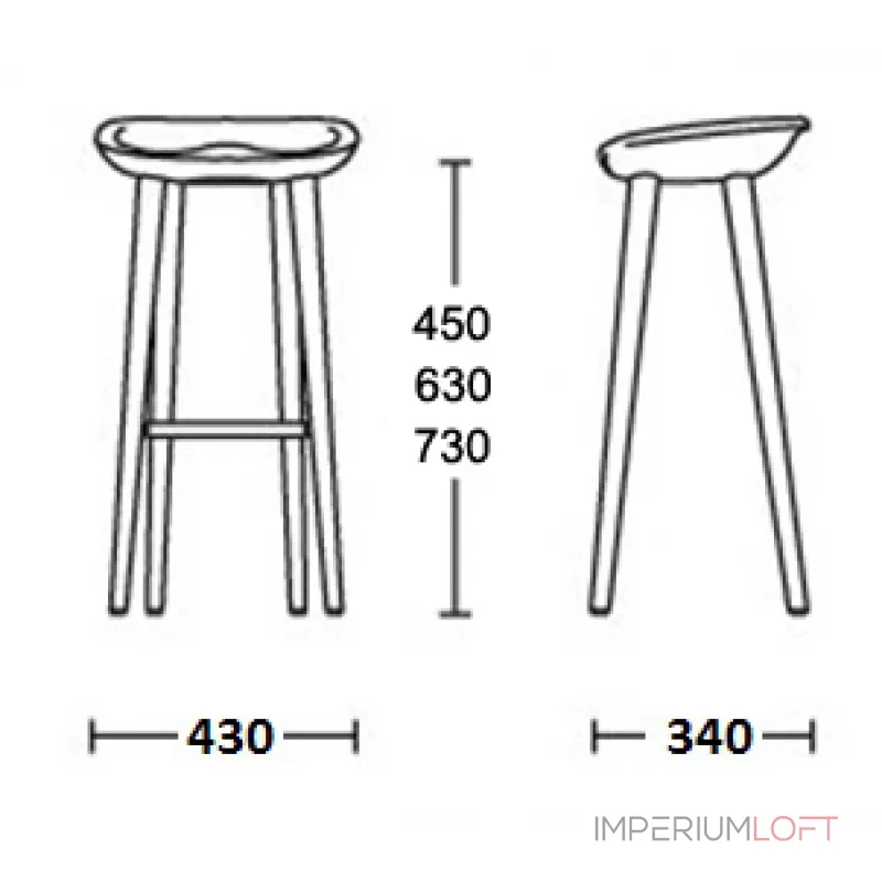 Барный стул Craig Bassam Tractor Counter Stool Барный стул Craig Bassam Tractor Counter Stool