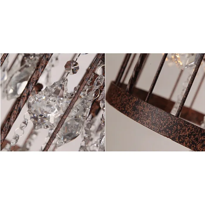 Люстра Steampunk Birdcage Chandelier от ImperiumLoft