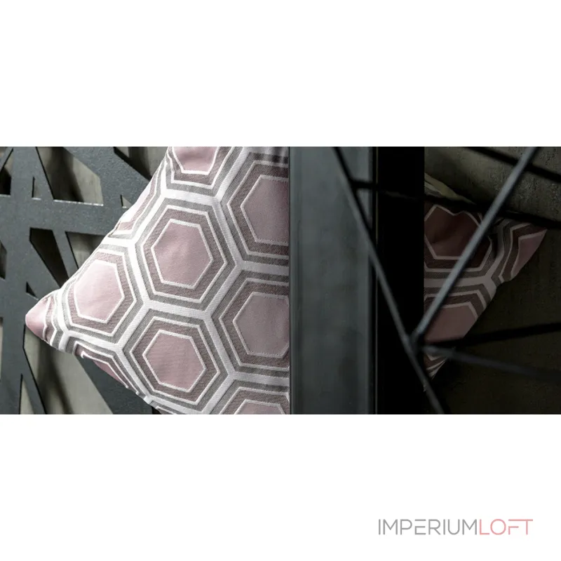 Подушка Hexagon Pink Geometry