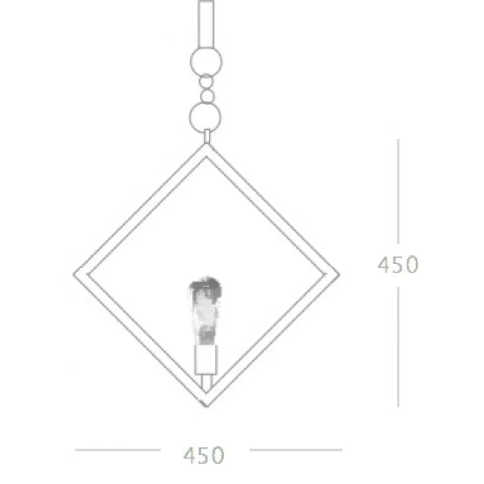 Подвесной светильник Romb Loft Rope Light от ImperiumLoft