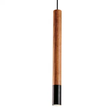 Подвесной светильник Trumpet Wood Black Pendant Lamp
