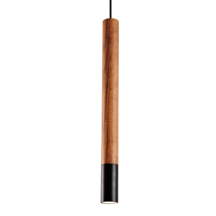 Подвесной светильник Trumpet Wood Black Pendant Lamp от ImperiumLoft