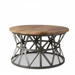 Журнальный стол Industrial Rust Barrel 80 Table от ImperiumLoft