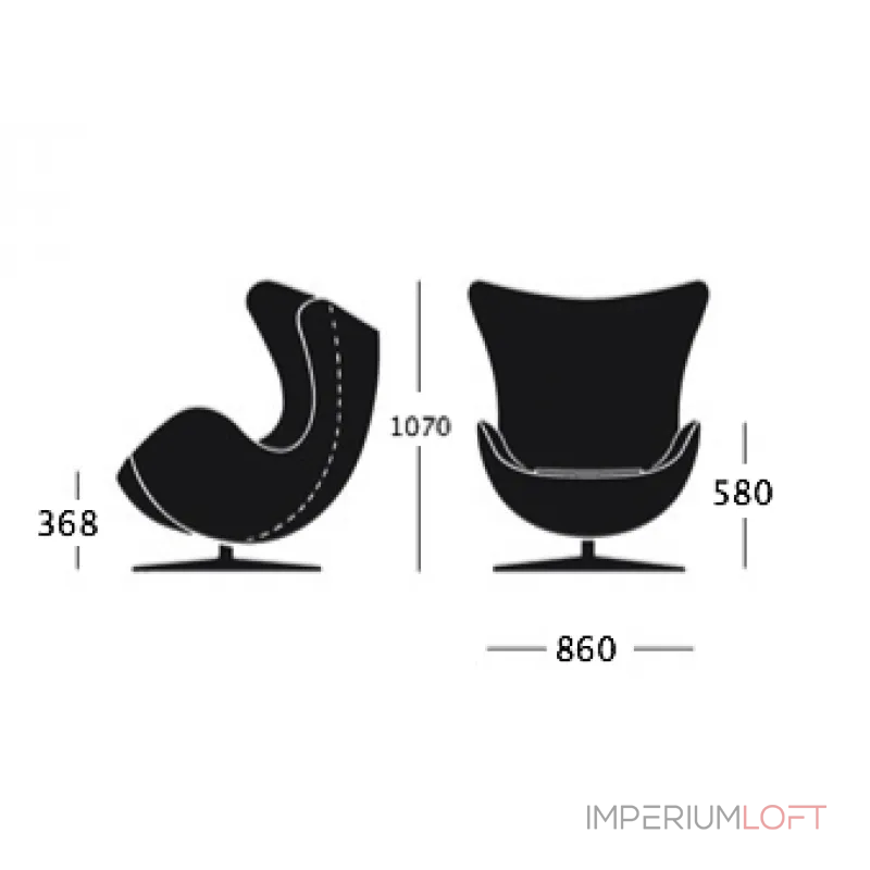 Кресло яйцо Egg Chair