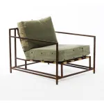 Кресло Inheritance Armchair Olive Military Fabric