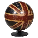 Кресло шар Pod Chair Union Jack & Brown Leather от ImperiumLoft