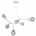 Люстра Polygon Chandelier 6 White от ImperiumLoft