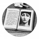Декоративная тарелка Fornasetti 30.CR.BW.R01-201