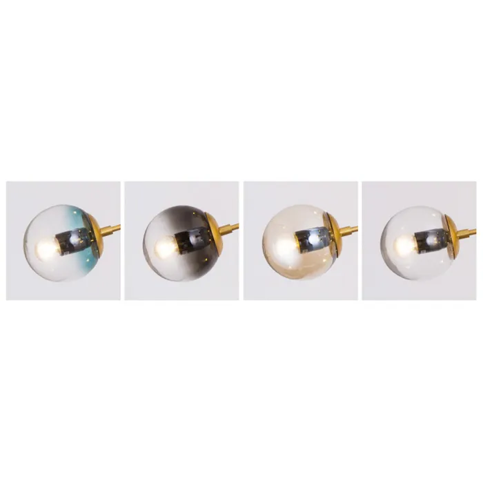 Люстра Modo Chandelier Globes Blue Ambre Gold от ImperiumLoft