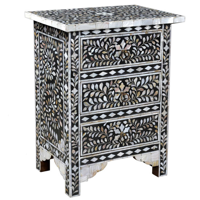 Тумба Inlaid Bone Flower Ornament от ImperiumLoft