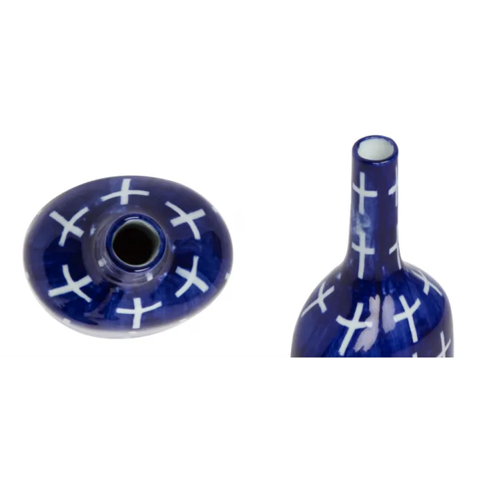 Ваза blue & white ornament Blue Bottle от ImperiumLoft