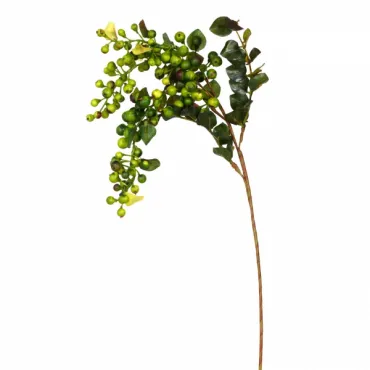 Декоративный искусственный цветок Branch Green Berries