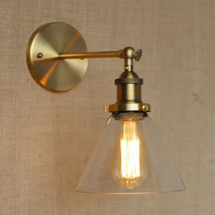 Бра Cone 20th c.Factory Filament Gold I от ImperiumLoft