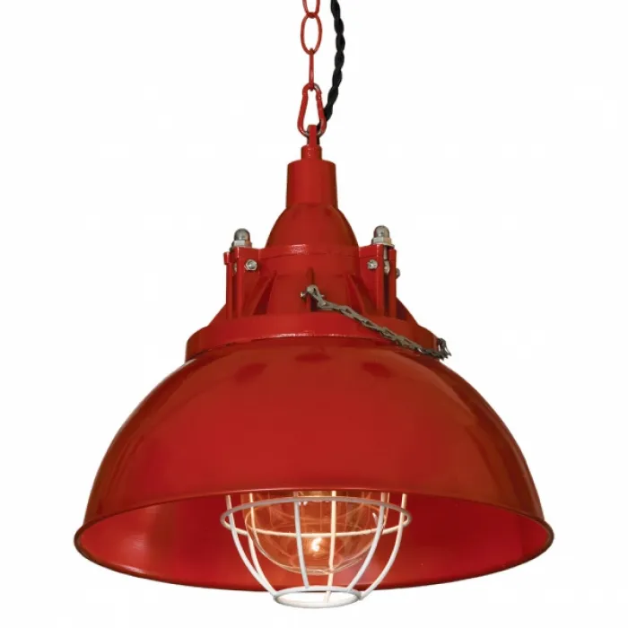 Подвесной светильник Firefighter Helmet Pendant Red от ImperiumLoft