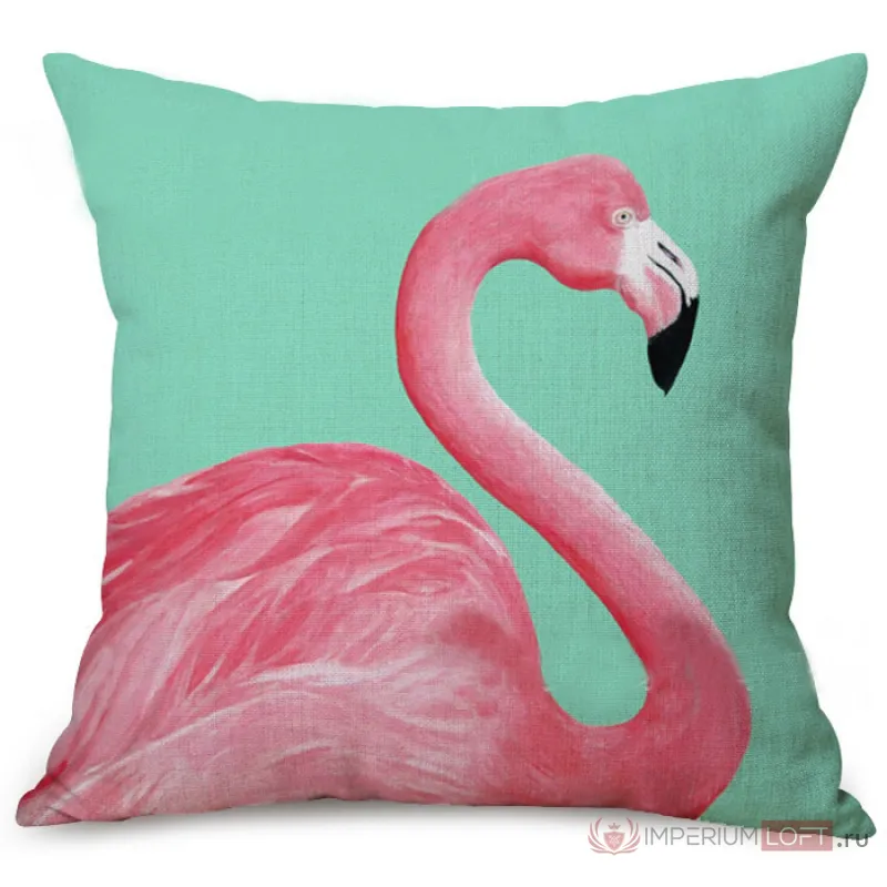 Декоративная подушка Flamingo #10 от ImperiumLoft