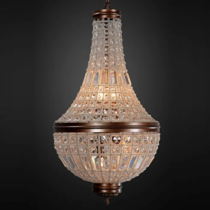 Люстра RH 19th c. Casbah Crystal Pendant Tall 45 от ImperiumLoft
