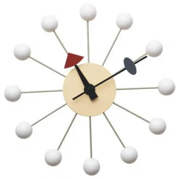 Часы George Nelson Ball Clock White