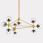 Люстра Modo Chandelier Globes Blue Ambre Gold от ImperiumLoft