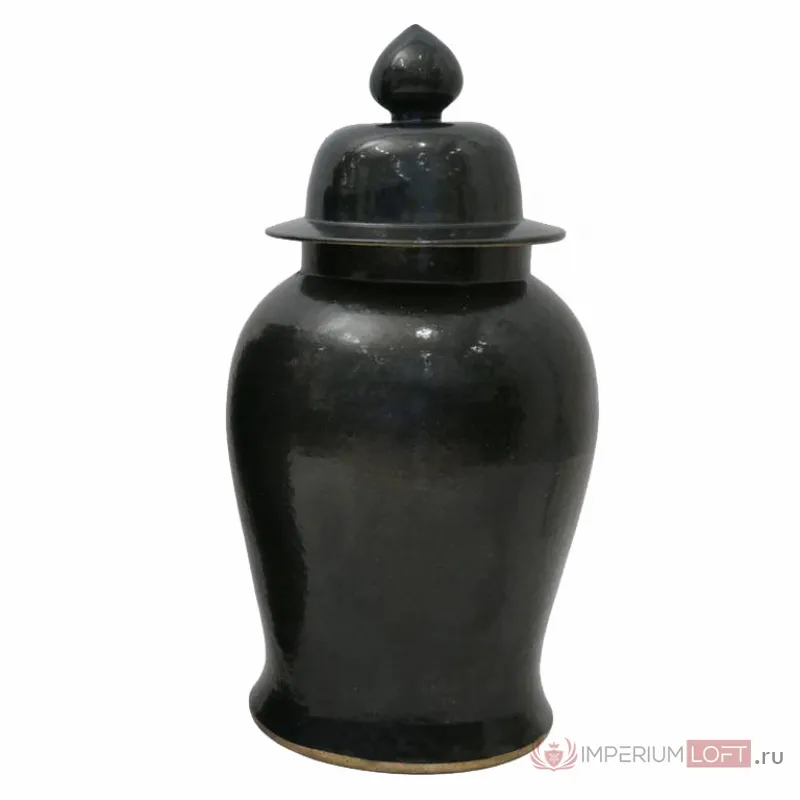 Ваза Black Ceramic Chinese Jars with Lids от ImperiumLoft