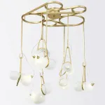 Подвесная люстра White glass trap