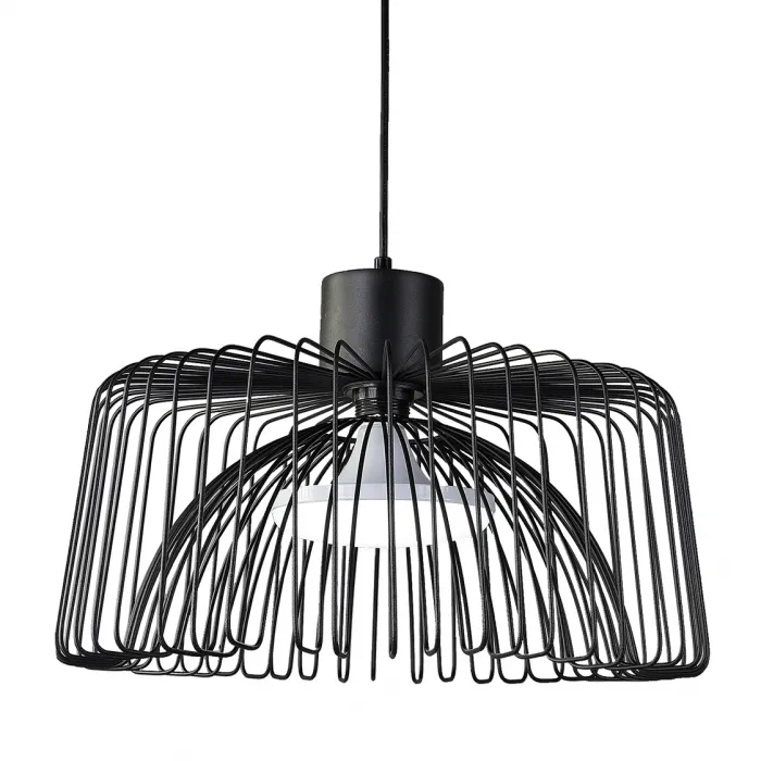 Подвесной светильник Cage Wire Color Pendant Black от ImperiumLoft