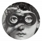 Декоративная тарелка Fornasetti 30.CR.BW.R01-286 от ImperiumLoft