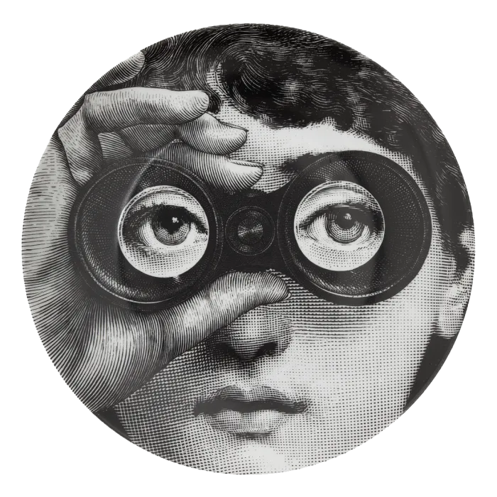 Декоративная тарелка Fornasetti 30.CR.BW.R01-286 от ImperiumLoft
