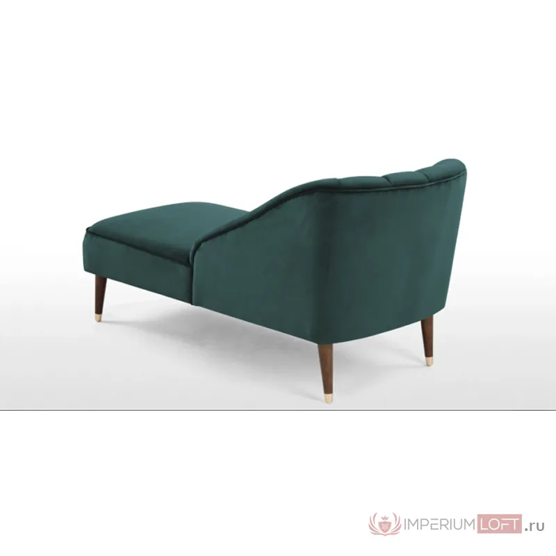 Кушетка Chaise Longue, Peacock Blue Velvet от ImperiumLoft