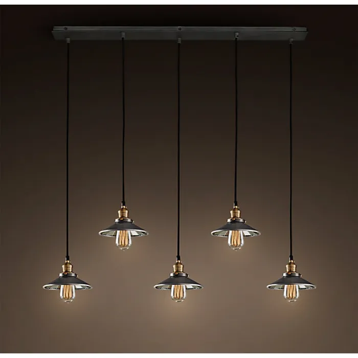 Люстра Loft Cone Pendant Reflector 5 Line от ImperiumLoft