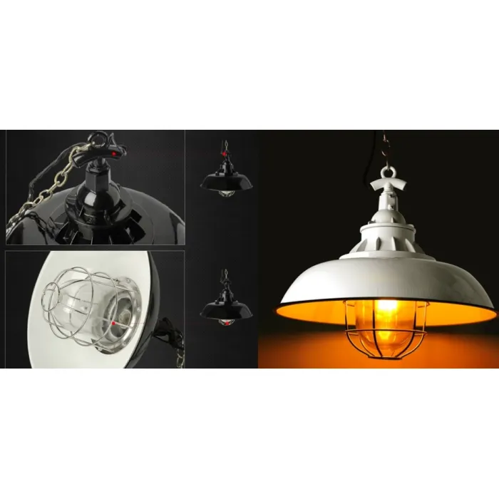 Подвесной светильник Plate Cage Retro Color Light от ImperiumLoft