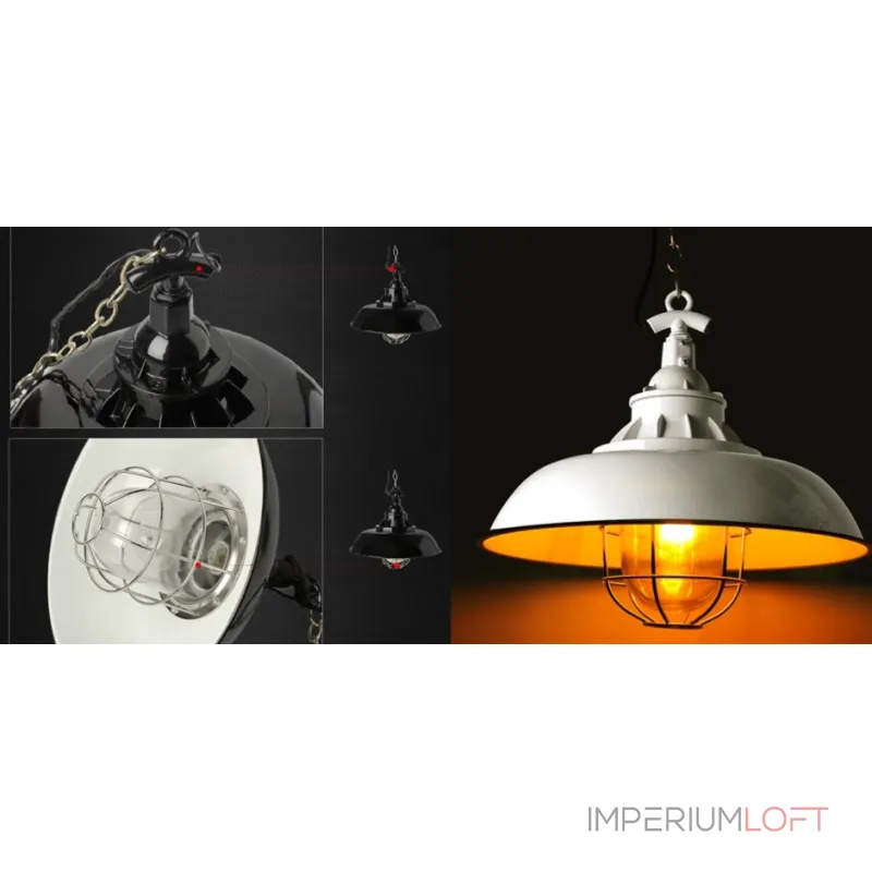 Подвесной светильник Plate Cage Retro Color Light от ImperiumLoft Подвесной светильник Plate Cage Retro Color Light от ImperiumLoft