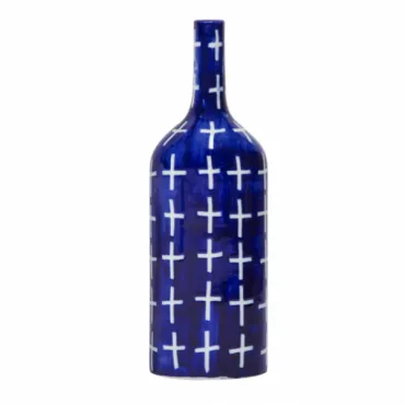 Ваза blue & white ornament Blue Bottle от ImperiumLoft
