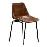 Стул Leather Schoolhouse Chair от ImperiumLoft